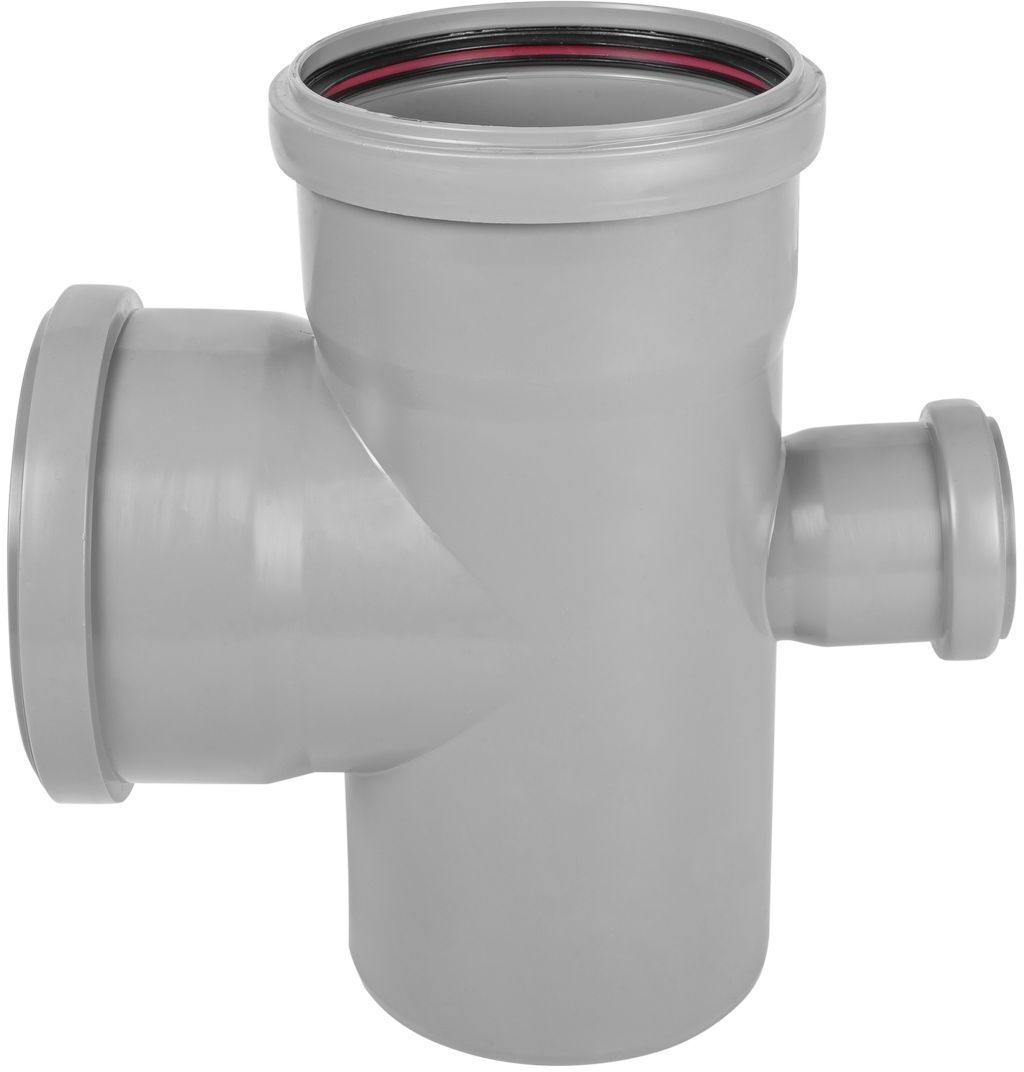81952625 Крестовина одноплоскостная Ø 110x110x50/87° полипропилен STLM-0014896 ПОЛИТРОН