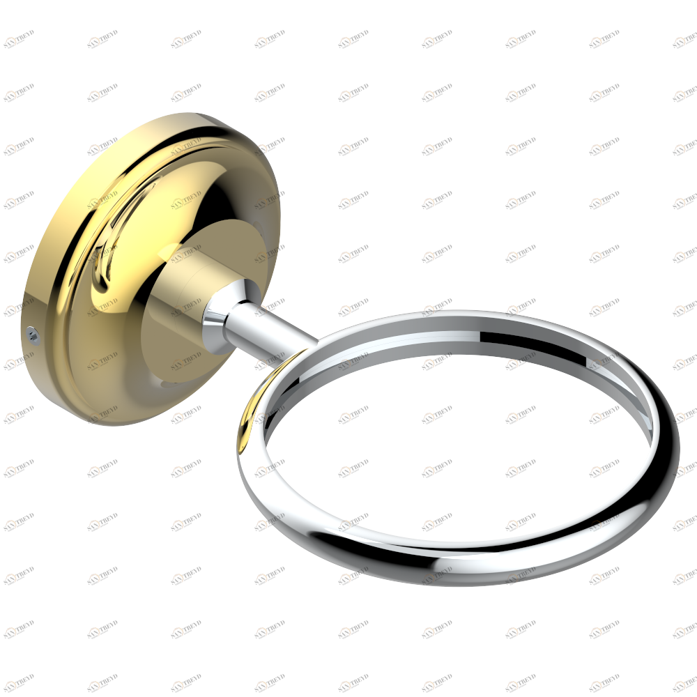 G29-537 Настенный держатель без стакана Thg-paris Charleston Хром/золото G29-537 CAT.A