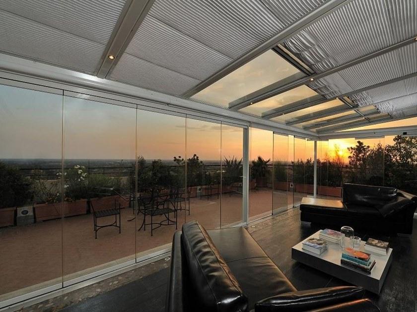 SUNROOM Складное алюминиевое окно Sistemi tuttovetro sun-id-1384371 - Вид №1