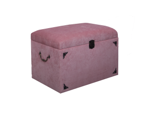 90828487 Банкетка Пудровая роза 61x41x46 см цвет розовый STLM-0402057 OCTOBER HOME