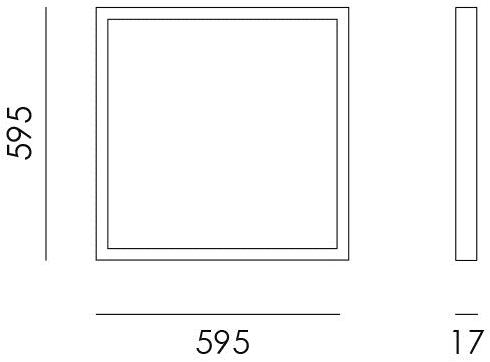 NEXO LUCE Встраиваемый светодиодный светильник для подвесных потолков Inlux recessed 5181 - Вид №1