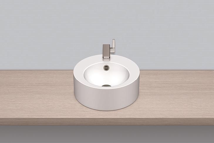 3004200401 Надставная раковина, ab.k400h.2, белая, противомикробное Alape серия K 