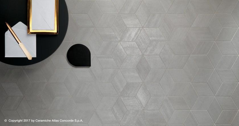 Atlas Concorde Пол из керамогранита с эффектом бетона и металла Mek sun-id-1401076 - Вид №17
