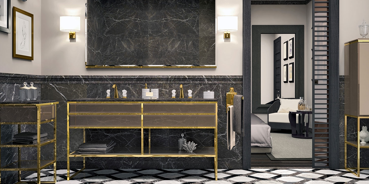 Комплект мебели для ванной A7 OASIS Аcademy OASIS BATHROOM Luxury Academy - Вид №1