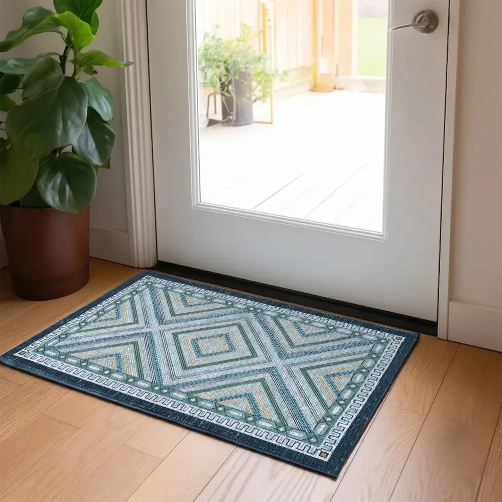 Коврик грязезащитный KREAFORTA Cauvery 60x90 см хлопок цвет перламутровый STLM-2198839 - Вид №5