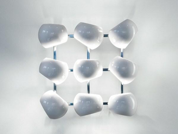 LICHT IM RAUM Настенный светильник из фарфора White moons 233wl00009  - Вид №4