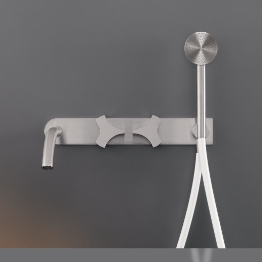 Настенный 2 прогрессивные смесители, установленные для ванной с носиком L. 170 мм и круглый ручной душ диаметр 65 мм  ZIQ44Y CEADESIGN  - Вид №1