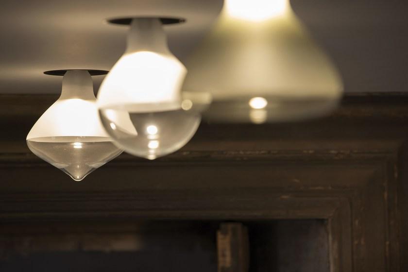 Karman Светодиодный потолочный светильник из сатинированного стекла Makeup sun-id-1486598 - Вид №6