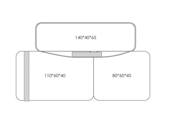 Ткань диван HANNABI MODEL NO.02 ARCH-00024868 - Вид №2