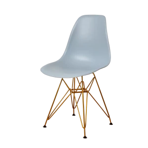 91988720 Комплект кухонных стульев 4 шт Derstuhl Gold 45x82x45 см полипропилен цвет светло-серый STLM-1384381