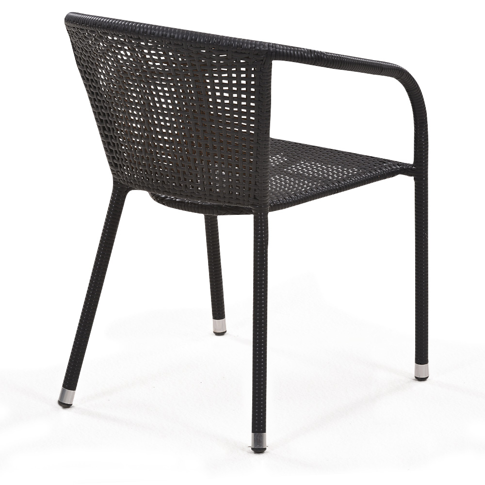 Кресло садовое, искусственный ротанг Dark brown AFINA  130582 Коричневый  - Вид №5