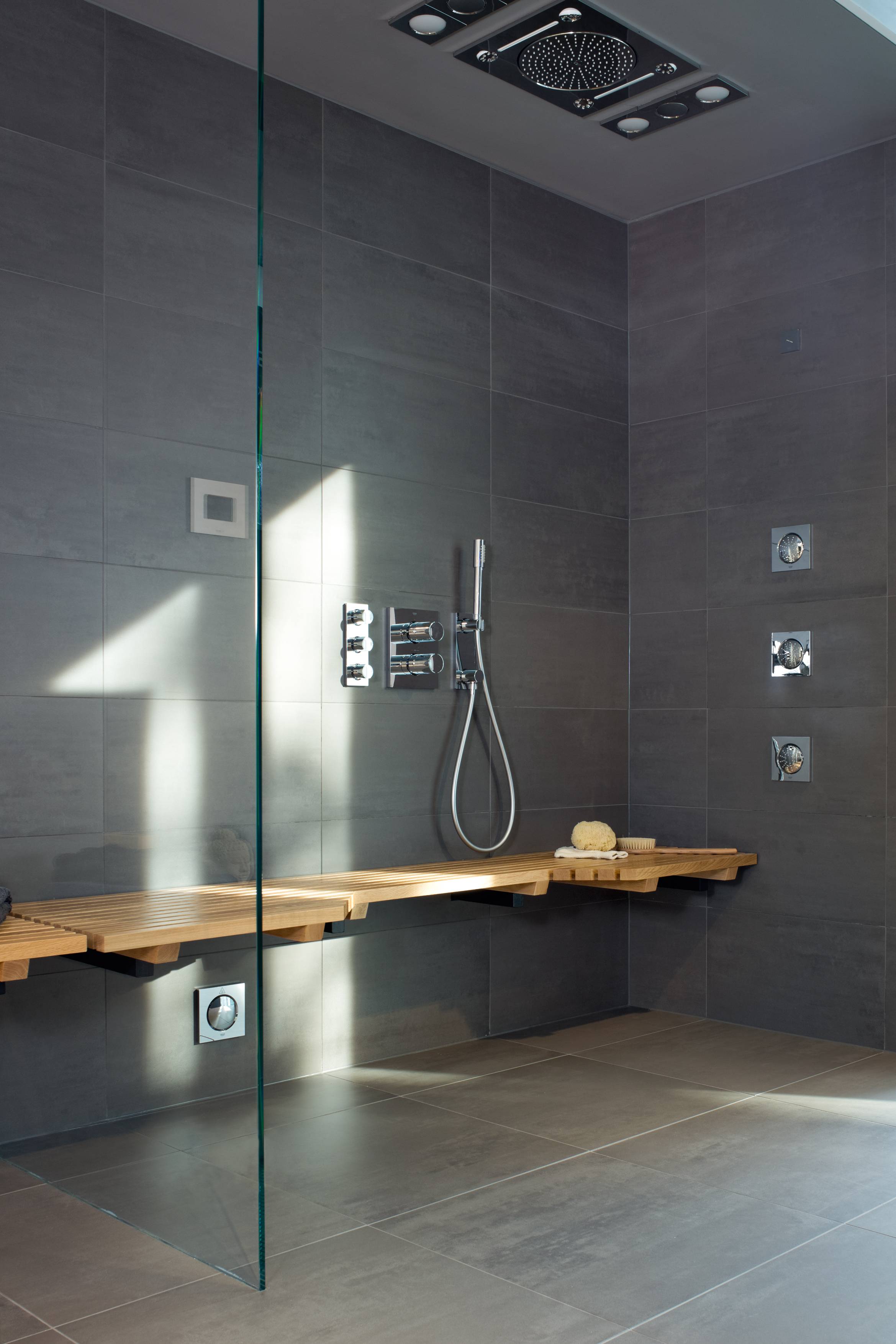 Внешняя часть вентиля GROHE Grohtherm F, 3 выхода, хром (27625000) - Вид №2