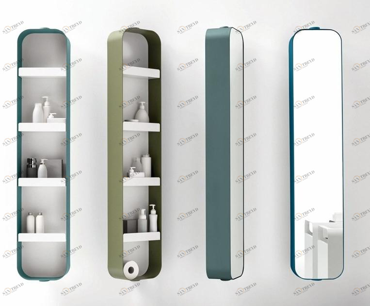 ARBLU Колонна для ванной с зеркалом Tulip sun-id-1441964