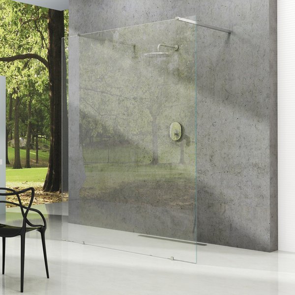 Walk In Free-140 v.200 bright alu+Transparent Ravak GW9FM0C00Z1 - Вид №1