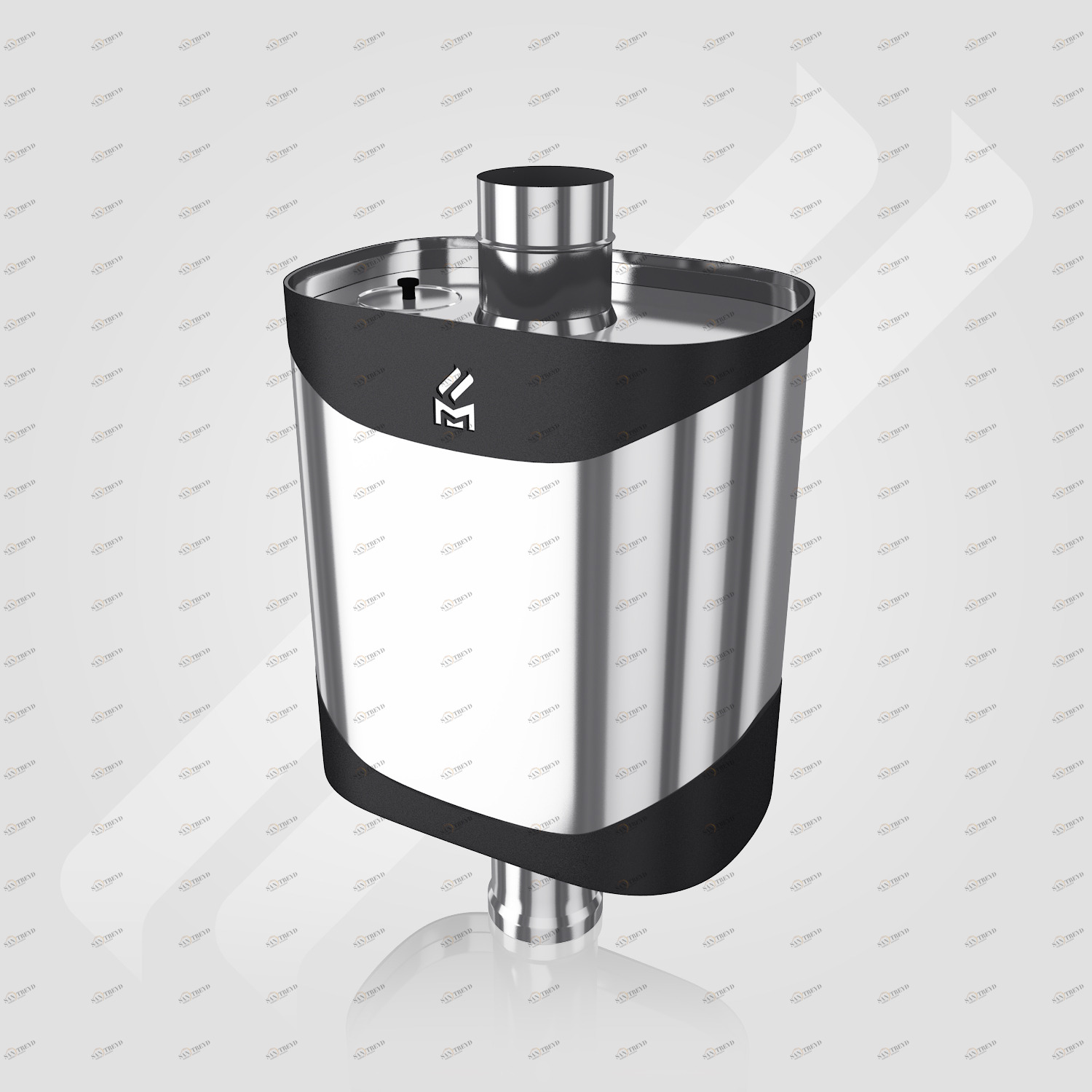 Бак-самовар MAGMA 55 л. (0,8 мм AISI 304) на трубе ЭЛИТ 6431