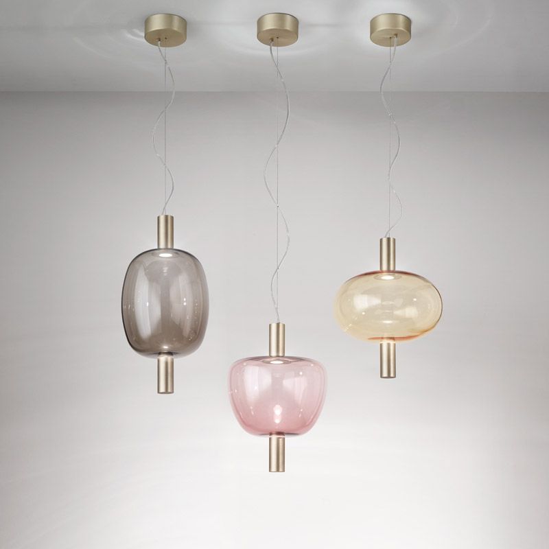 Vistosi RIFLESSO SP 1 CR/TR BKS светильник подвесной 119511 - Вид №1