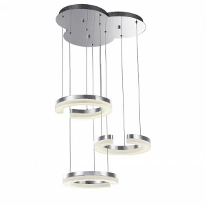 Подвесной светодиодный светильник Lightstar Unitario 763460 LIGHTSTAR ДИЗАЙНЕРСКИЕ, UNITARIO 101458 Прозрачный;серебро