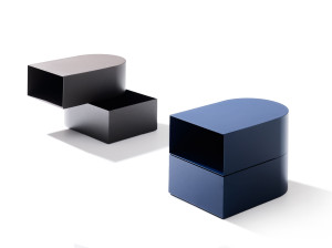 Металлическая прикроватная тумбочка / журнальный столик