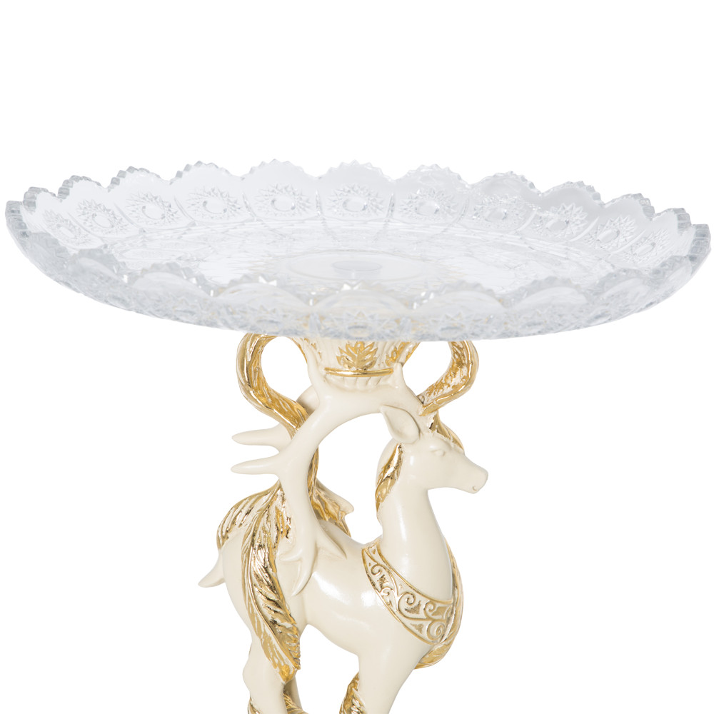 52091 Фруктовница-конфетница Лань Артемиды - 6 Айвори BOGACHO 4627179657208 - Вид №4