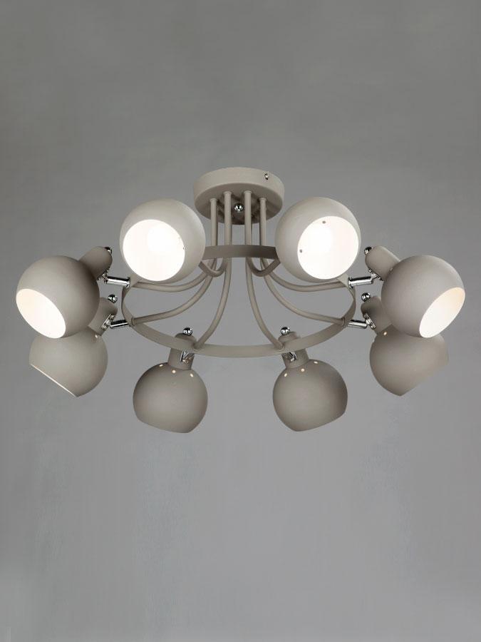 Потолочная люстра Vitaluce V5188/8 VITALUCE ДИЗАЙНЕРСКИЕ 194260 Серый  - Вид №1