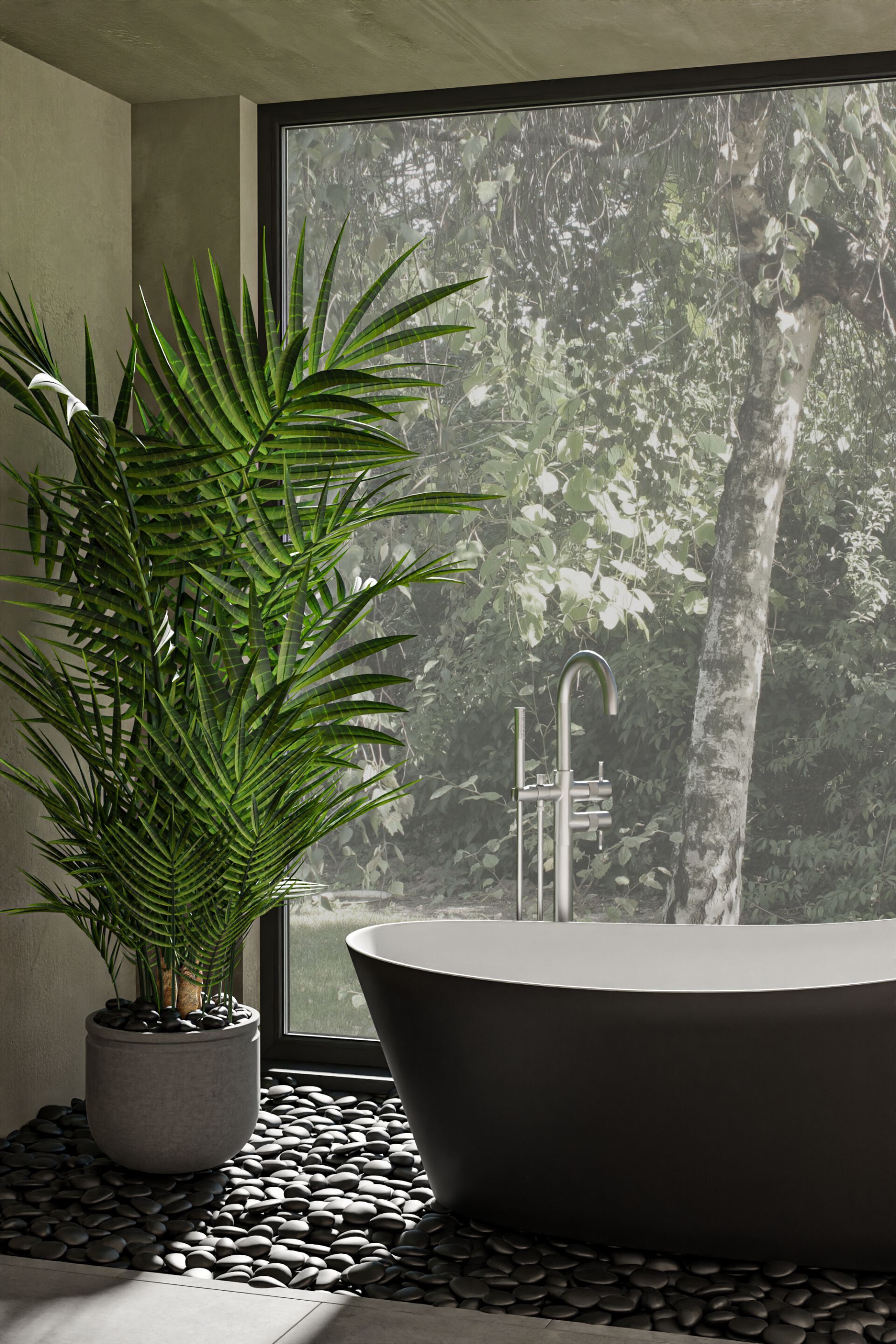 Смеситель для ванны из хромированной латуни Graff Cameo ARCH-00151701 - Вид №3