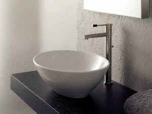 8011 Накладная раковина на столешницу  овальная Scarabeo Ceramiche Thin-Line