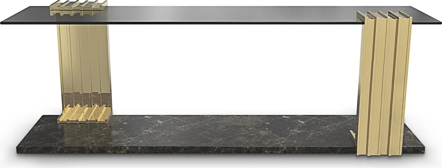 Длинный столик LUXXU Vertigo 215 - Вид №1