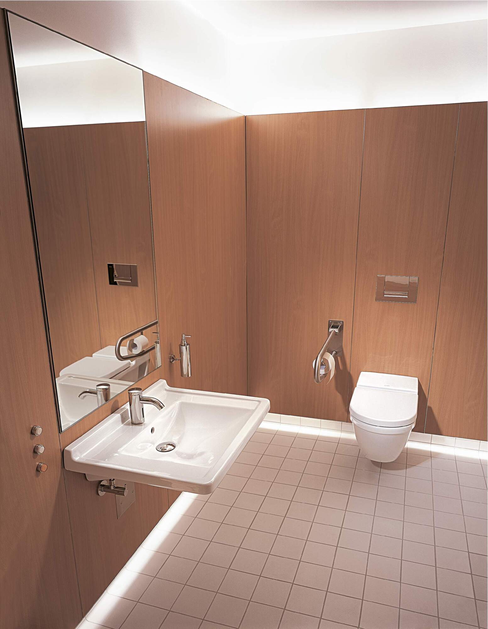 0309700038 Подвесная раковина настенная овальная Duravit Starck 3 - Вид №3