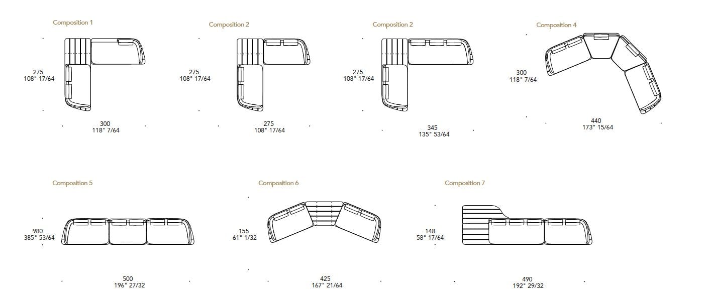 Модульный садовый диван REFLEX знак ARCH-00033265 - Вид №5