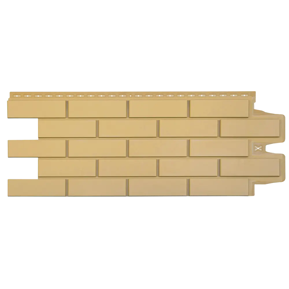 Фасадная панель Grand Line Classic Клинкерный кирпич 1105x417 мм песочный STLM-2043975