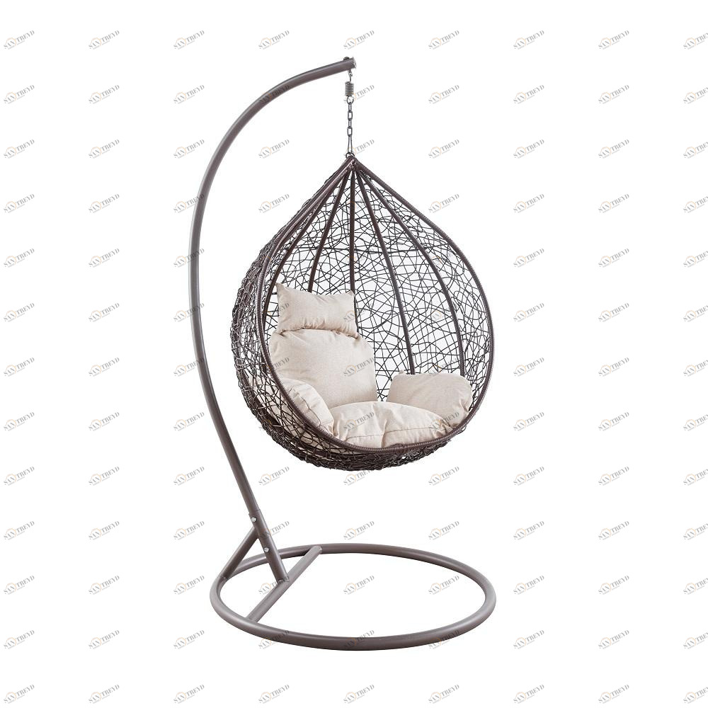 Подвесное кресло коричневое Leset Kokos Small IMPEX  00-3885757 Бежевый;коричневый 