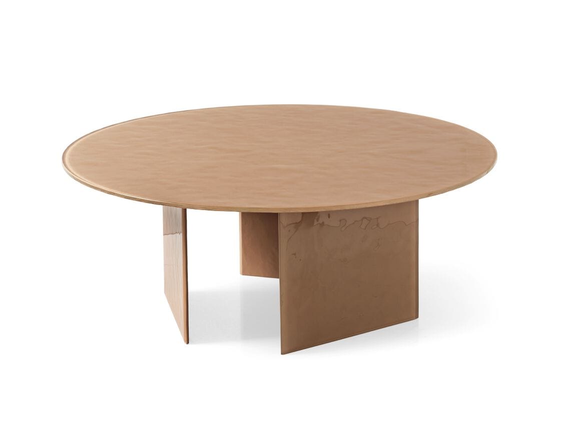 Круглый журнальный столик из закаленного стекла Calligaris LAGUNE ARCH-00058905