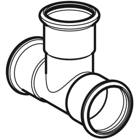 GEBERIT 31005 Тройник равнопроходной Geberit Mapress из нержавеющей стали  - Вид №1