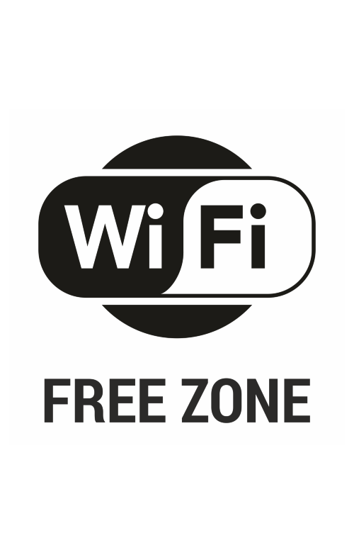 68208 Знак "Wi-Fi free"  Различные знаки для общественных мест размер 200 х 200 мм Спецодежда 