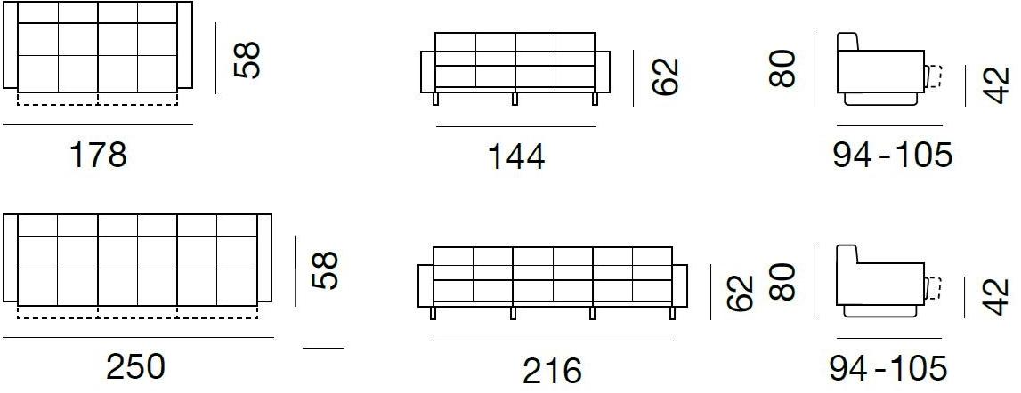 de Sede 3-х местный тканевый диван sun-id-1423870 - Вид №16