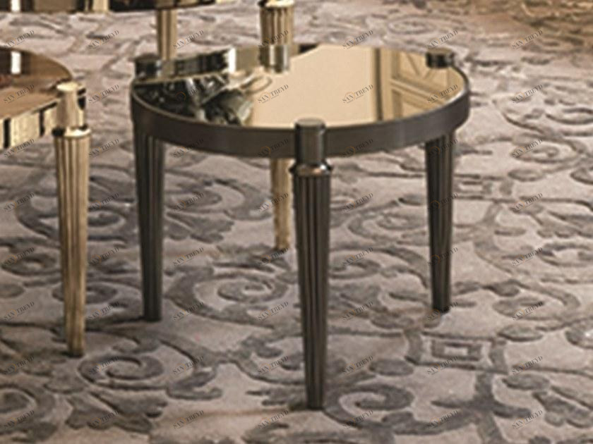 Longhi Круглый журнальный столик из зеркального стекла Loveluxe 2016 – vanity collection Y 719