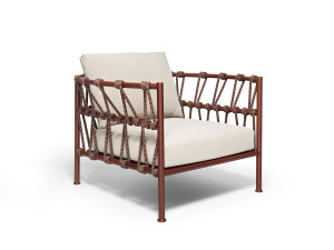 Тканевое мягкое садовое кресло