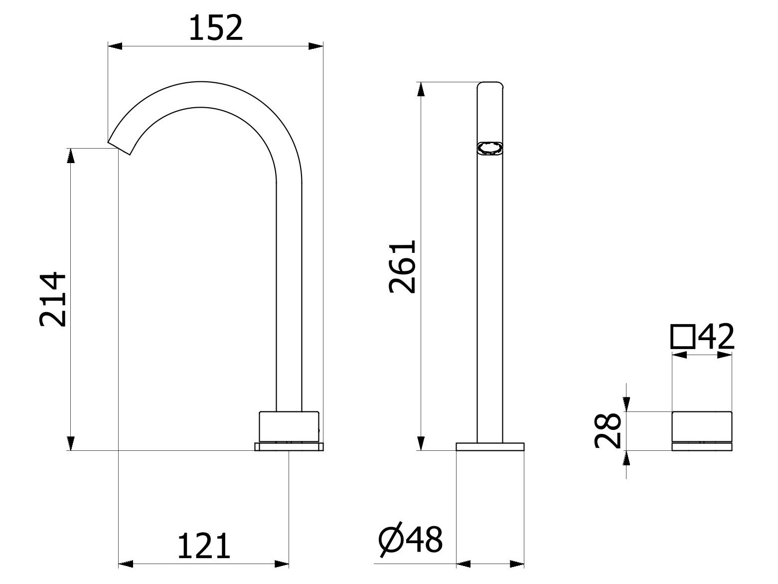 Смеситель для раковины с гидропрогрессивной столешницей IB Elio ARCH-00077323 - Вид №24