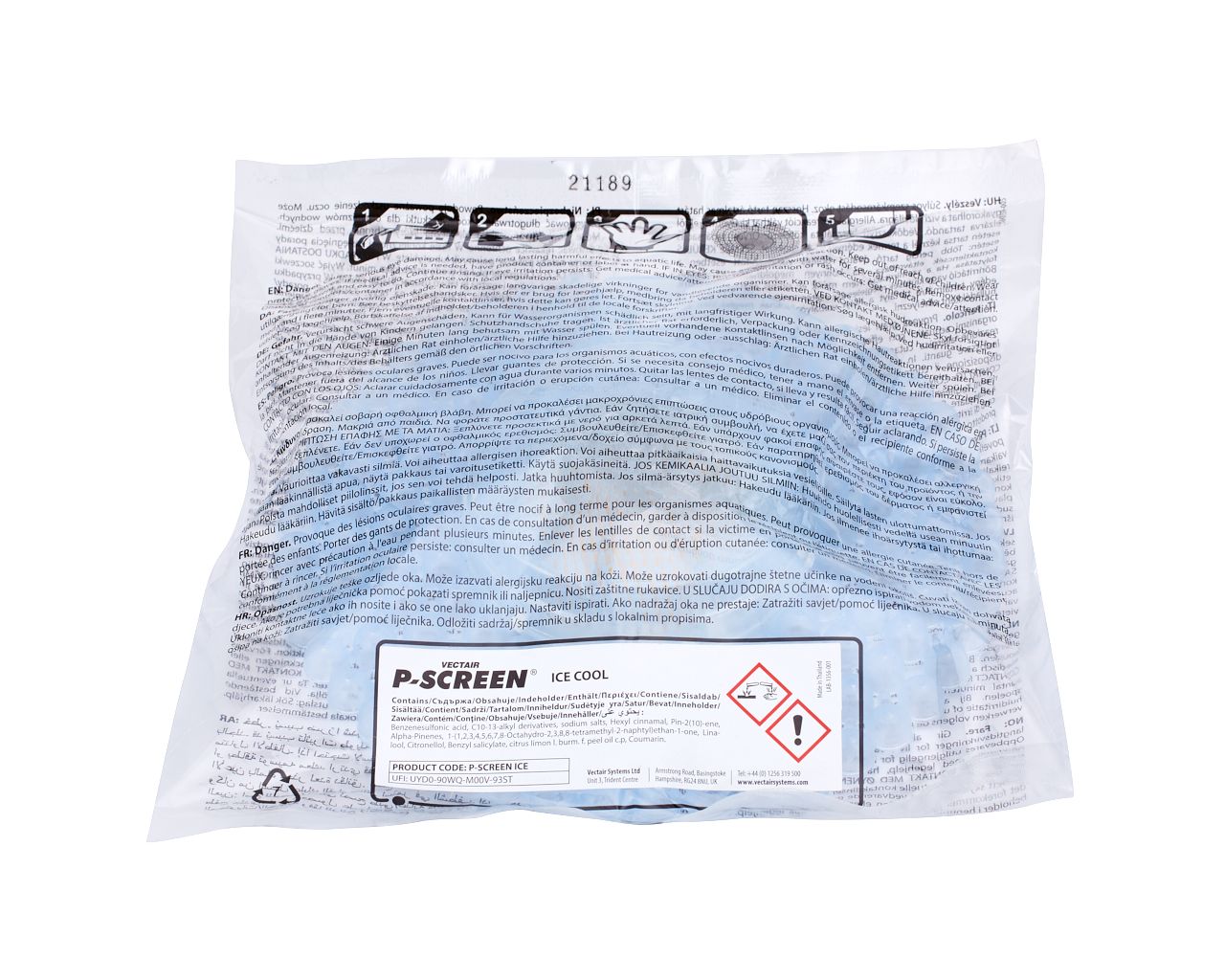 TAA331 Ароматизированный картридж для писсуара с энзимной подушечкой ICE COOL Merida  - Вид №1