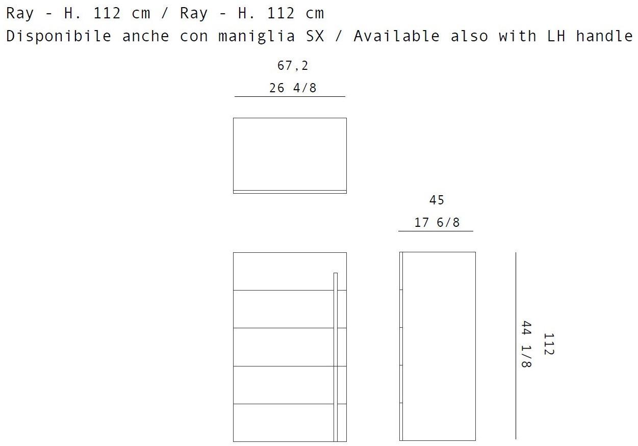 Лакированный комод со встроенными ручками Ray Santreyd sun-id-1383352 - Вид №4
