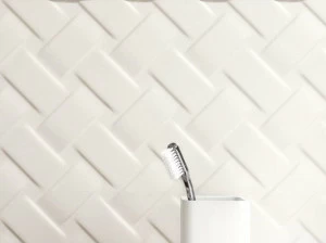 CERAMICA SANT'AGOSTINO Объемная белая плитка для стен Metrochic