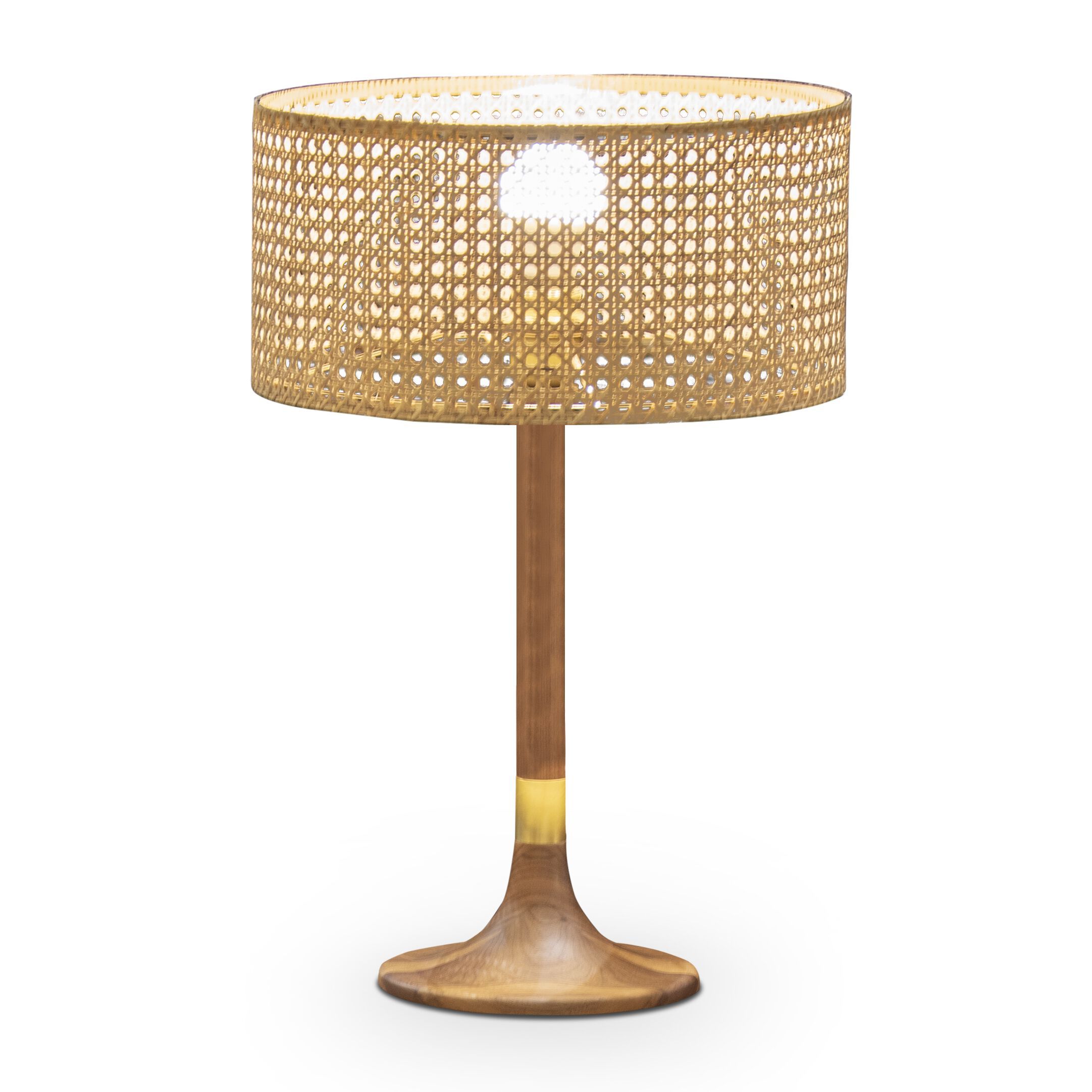 Венская соломенная настольная лампа Formitalia Partagas ARCH-00130663 - Вид №4