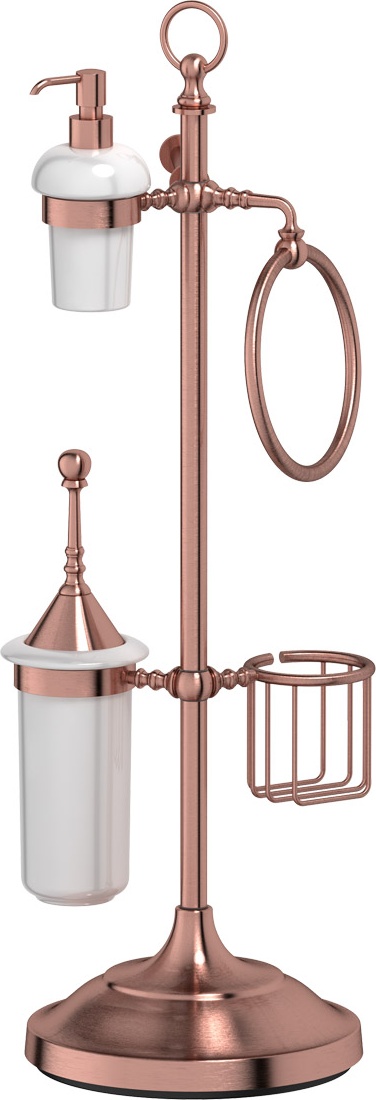 STI 635 Стойка с 5-ю аксессуарами для туалета с биде 80 cm 3SC STILMAR ANTIQUE COPPER Treesseci 3SC