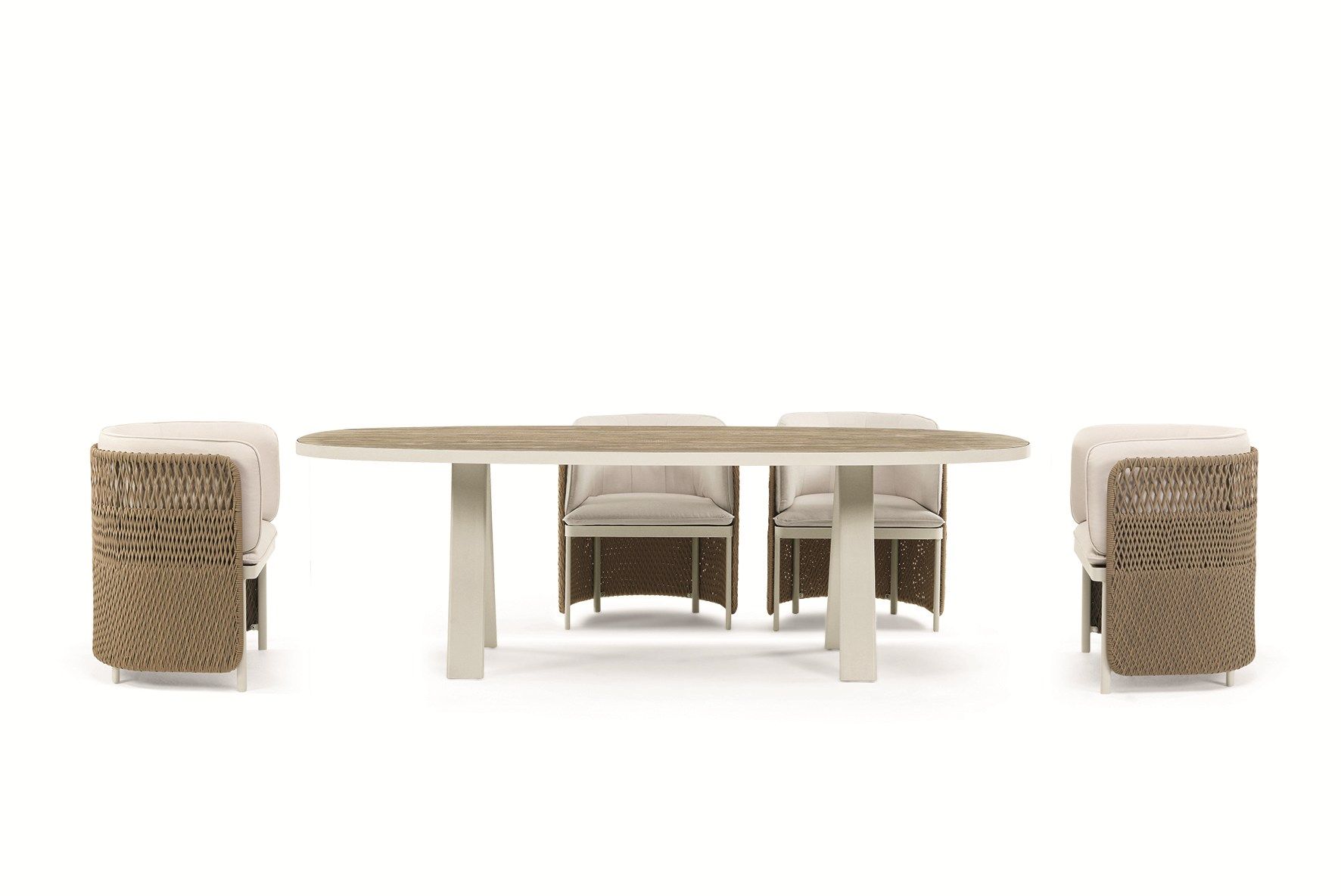 ТИК овальный садовый стол Ethimo Esedra ARCH-00061799 - Вид №7