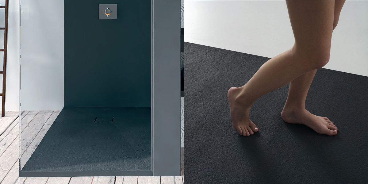 ДУШЕВОЙ ПОДДОН ZEUS 140X80 СМ GRAPHITE McBath ZEUS80 - Вид №1