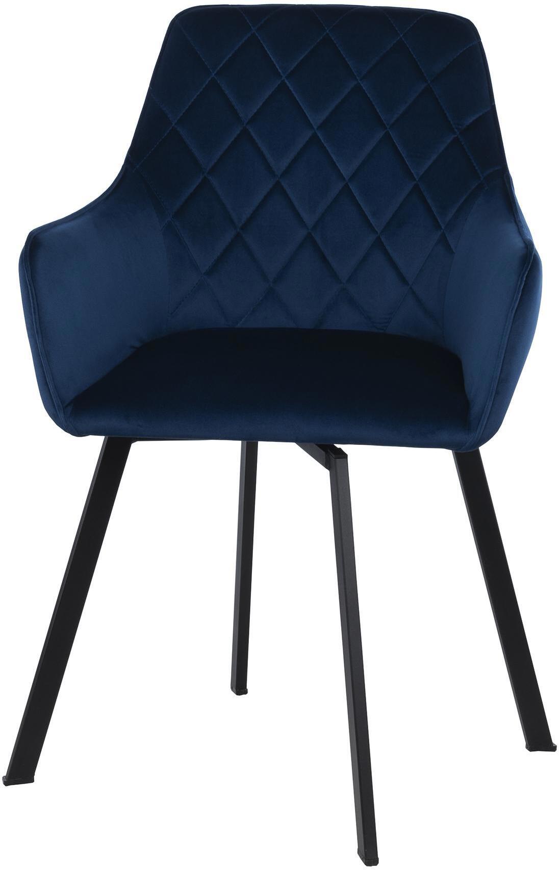 90483652 Стул 57х60х89.5 см металл цвет синий 1 TWIST STLM-0246046 BOHEMIA HOME