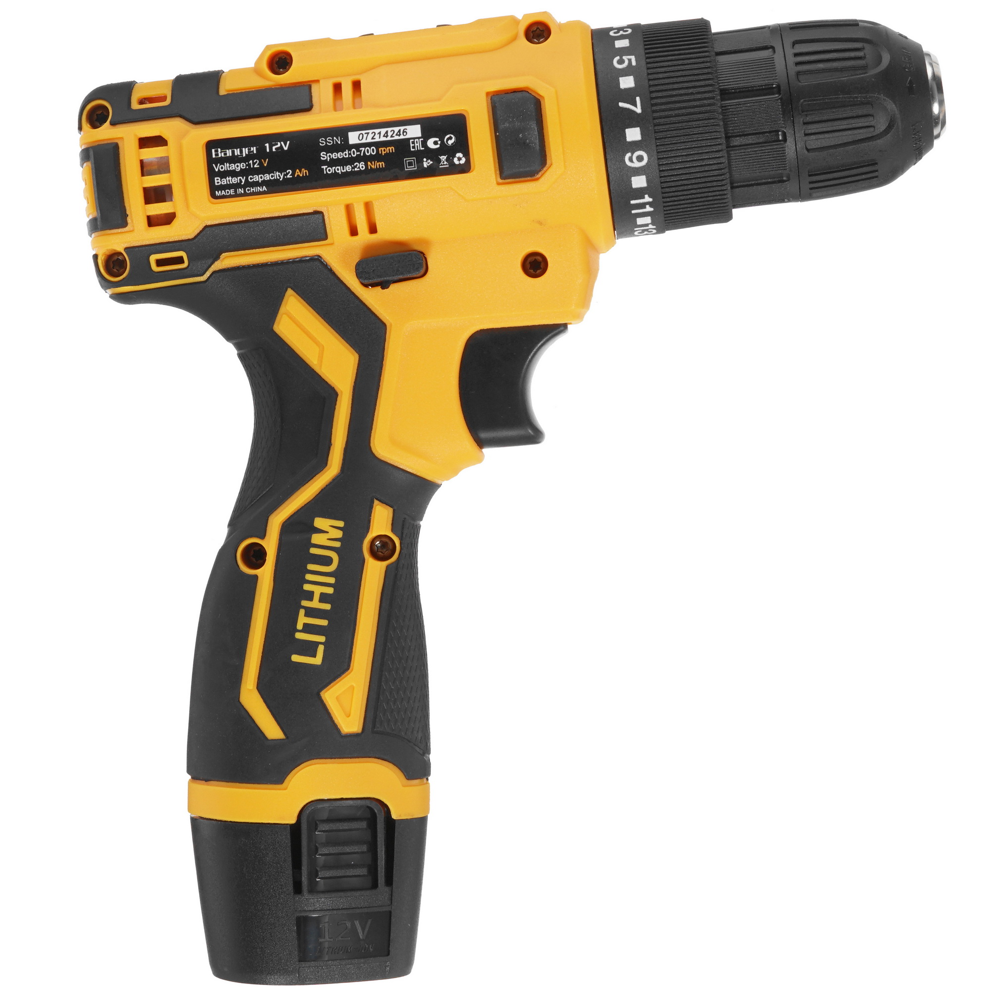 Дрель-шуруповерт DEKO Banger 12V 5304375 STDN-0055437 - Вид №1