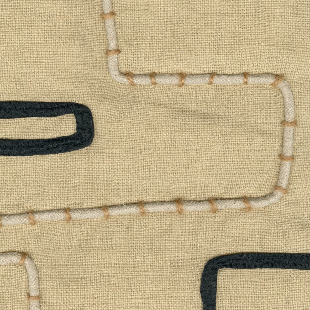 Льняная вышитая ткань для штор Élitis Baléares ARCH-00092498 - Вид №2