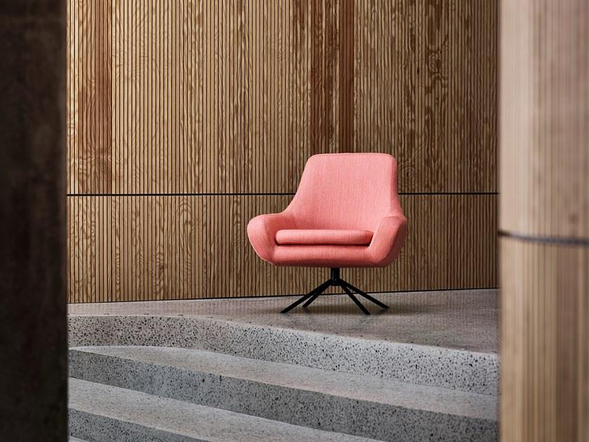 SOFTLINE Вращающееся кресло на козелке из ткани Noomi sun-id-1455624 - Вид №6