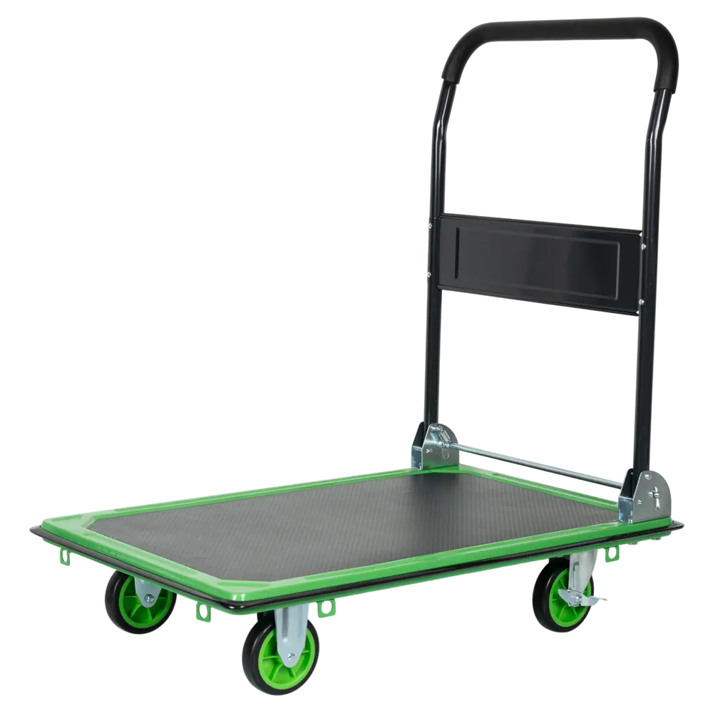 Тележка платформенная с ручкой сталь 910x610x1000 мм максимальная нагрузка 300 кг Santreyd STLM-2175969